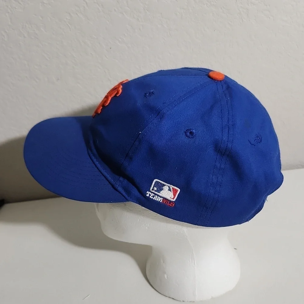 MLB OC Sports New York NY Yankees Youth Hat Blue and Orange Adjustable Cap